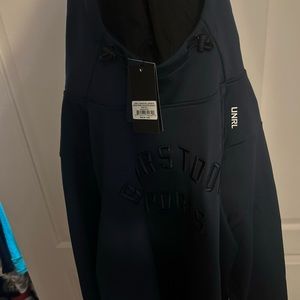 Barstool Sports UNRL Hoodie Mens XL Navy Blue Crossover II Golf Pullover